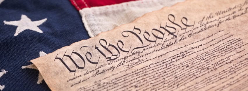 Constitution and flag